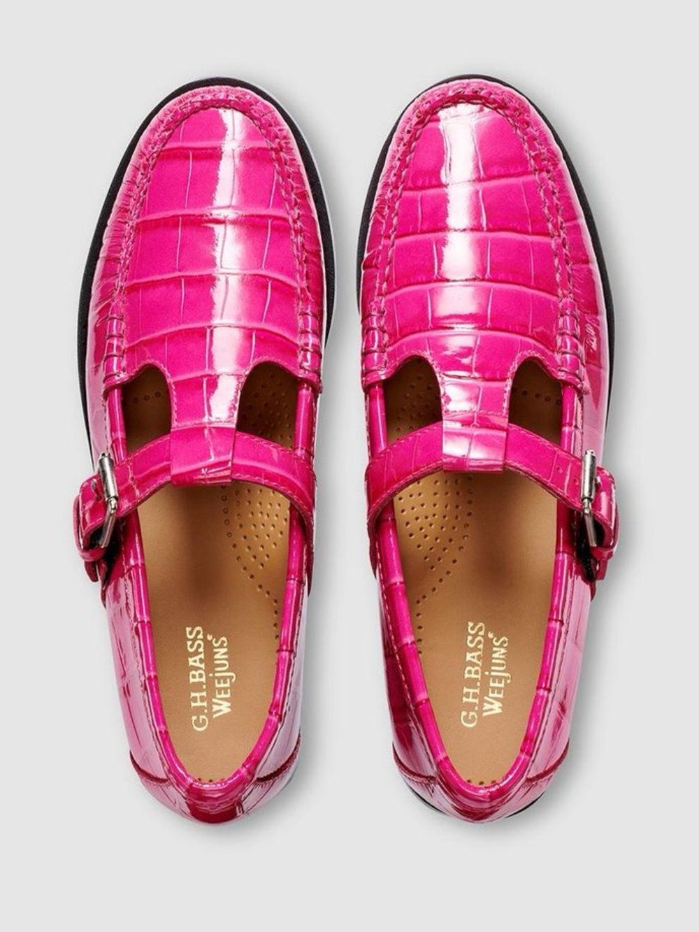 NWT G.H. Bass Mary Jane Weejuns - Pink - Picture 2 of 6